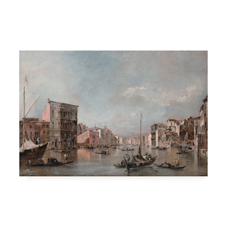 Guardi 'The Grand Canal In Venice' Canvas Art,30x47